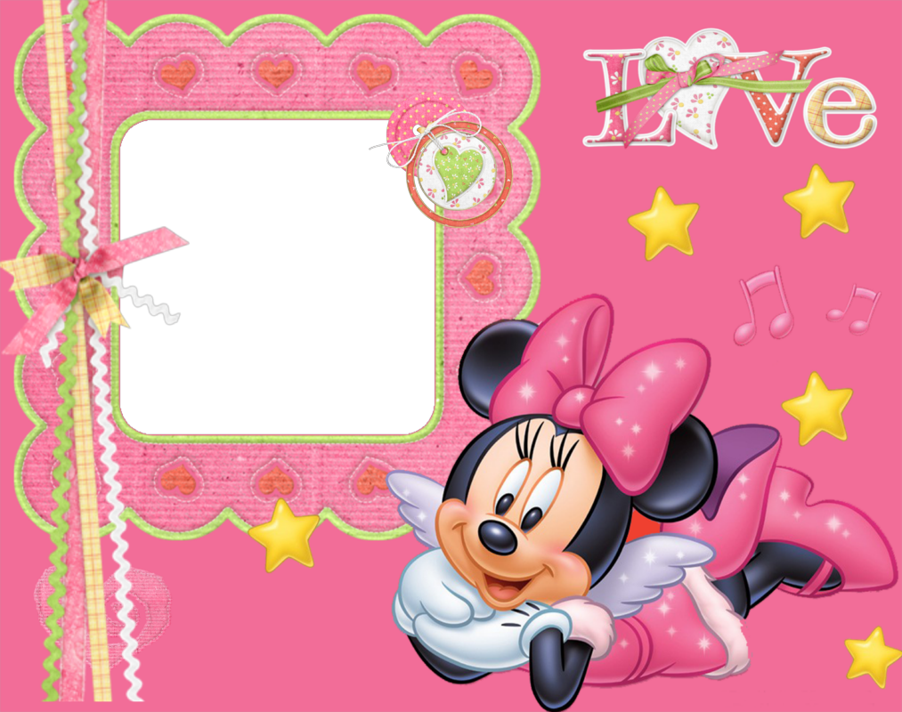 Marcos Para Fotos De Minnie ~ Marcos Gratis Para Fotografías - Minnie Mouse Clipart (1013x800), Png Download