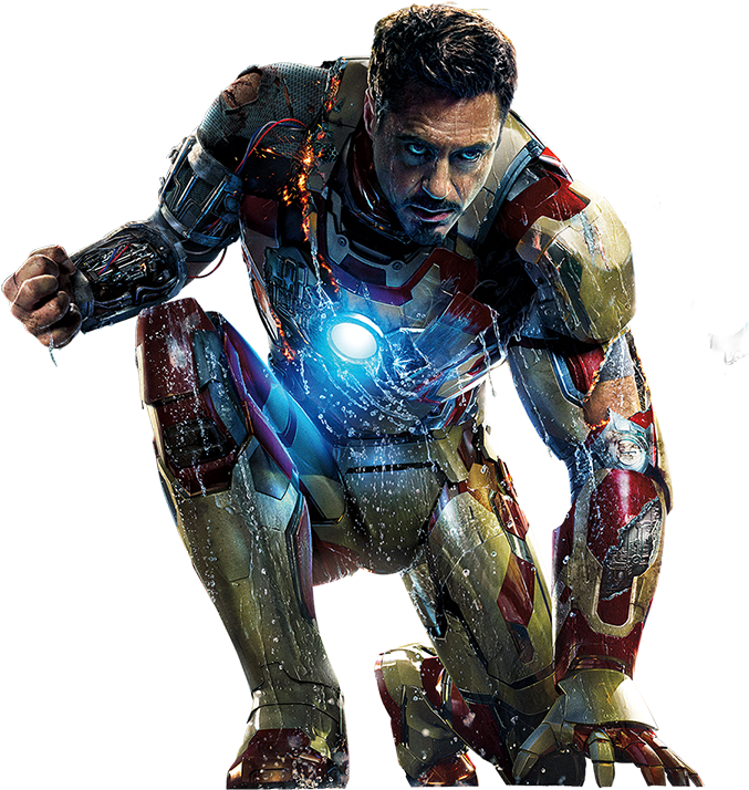 Robert Downey Jr Iron Man Png Clipart (750x749), Png Download