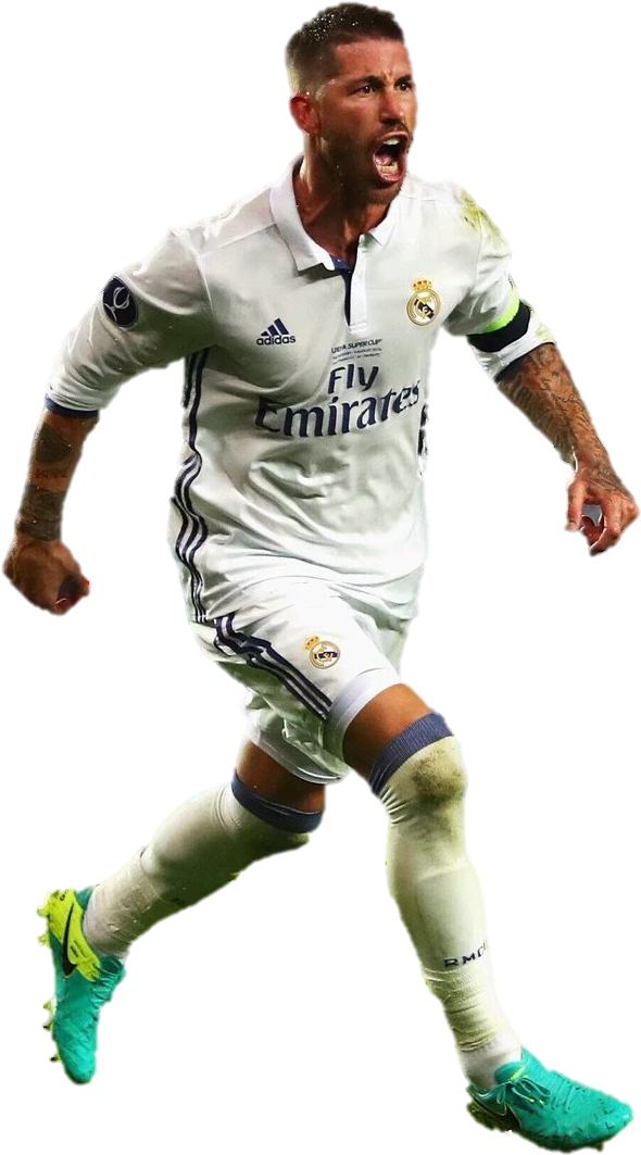 Sergio Ramos Png 2016 Clipart (590x1063), Png Download
