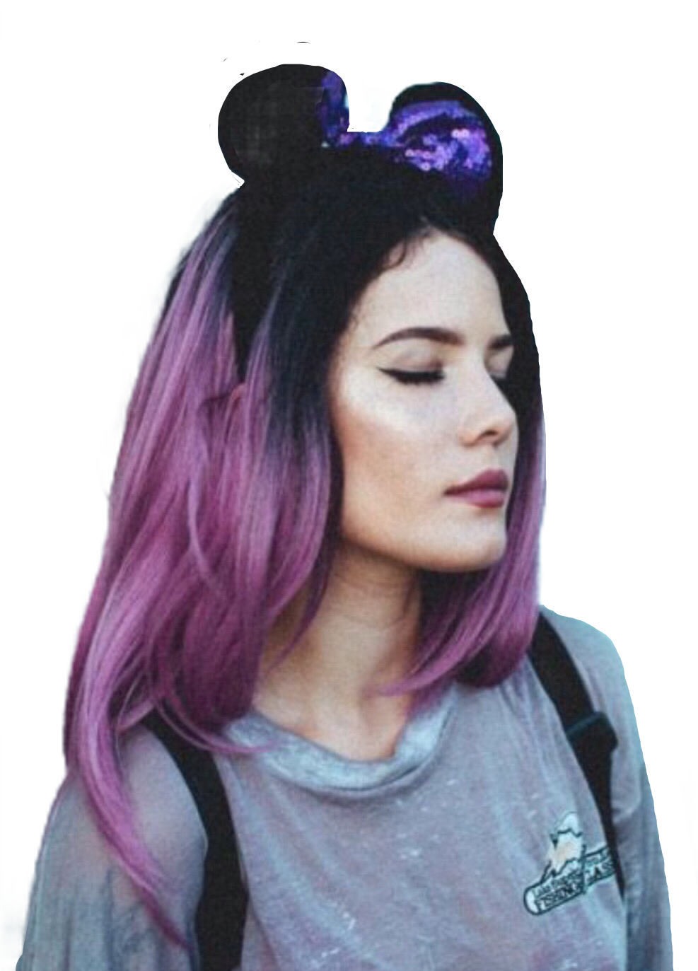 Halsey Sticker - Halsey Disney Clipart (987x1373), Png Download