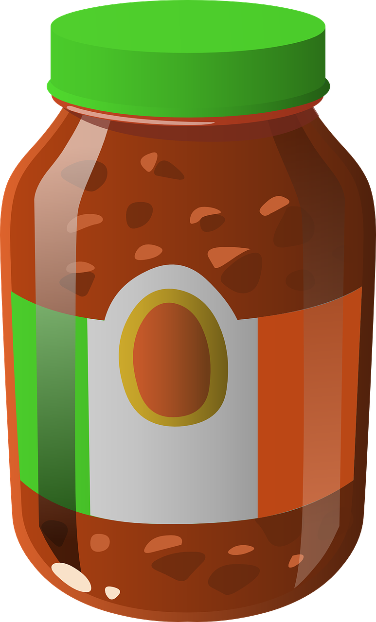 Sauce Tomato Salsa Food Jar Png Image - Sauce Jar Clipart Transparent Png (773x1280), Png Download