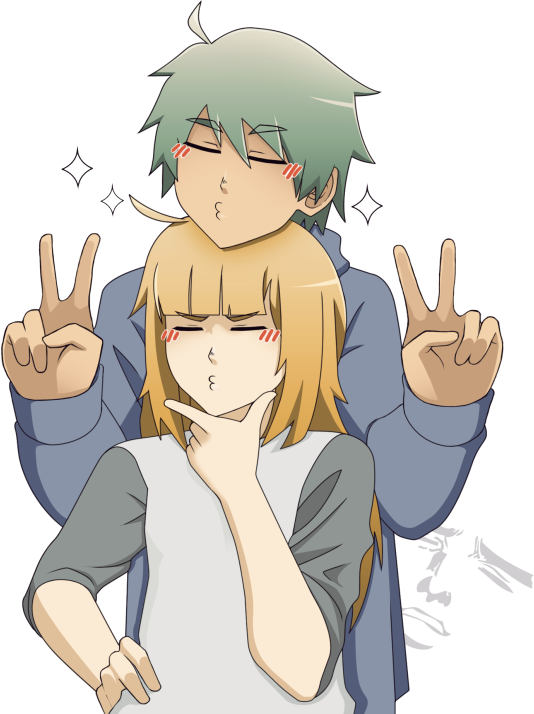 Transparent Kyoudai Yaranaika - Cartoon Clipart (1280x1427), Png Download