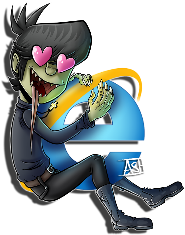 Ashes For Dayz - Ashes For Dayz Murdoc Clipart (656x795), Png Download