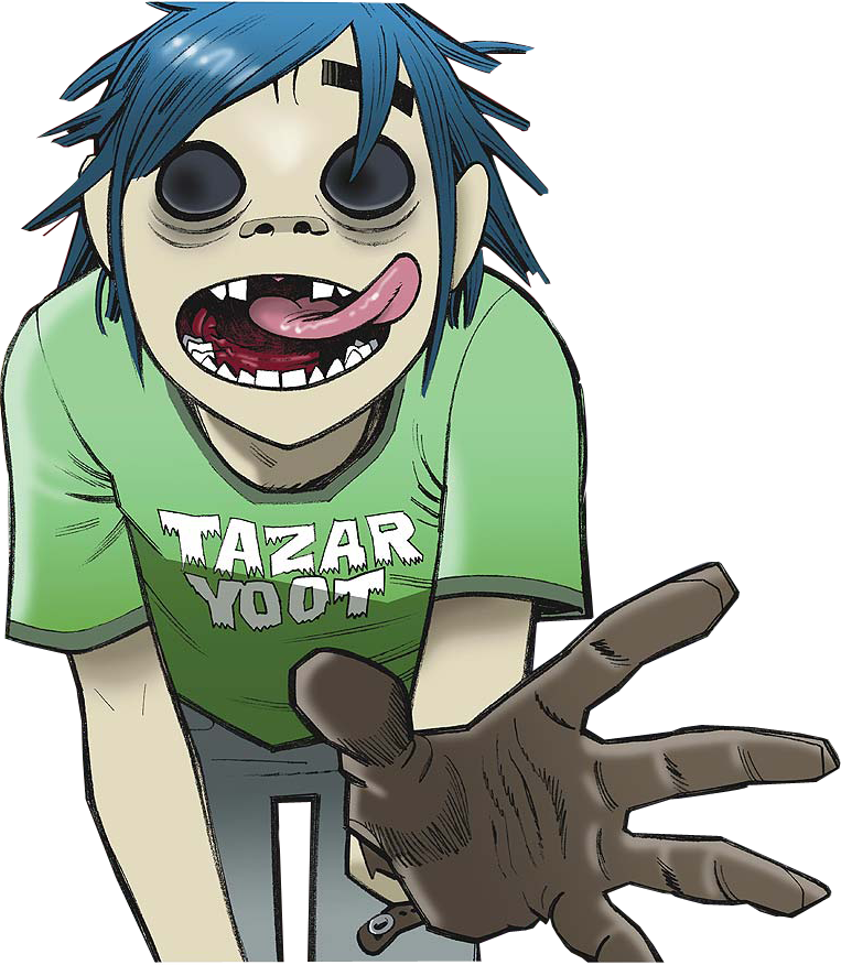 X - Gorillaz Iphone X Case Clipart (763x876), Png Download