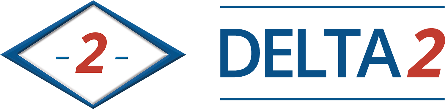Logo - Delta 2 Logo Clipart (1508x474), Png Download