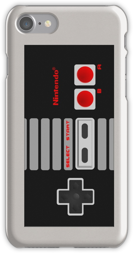 Nes Controller Iphone 7 Snap Case - Iphone 8 Nintendo Case Clipart (750x1000), Png Download