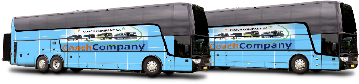 Tour Bus Service Clipart (1366x465), Png Download
