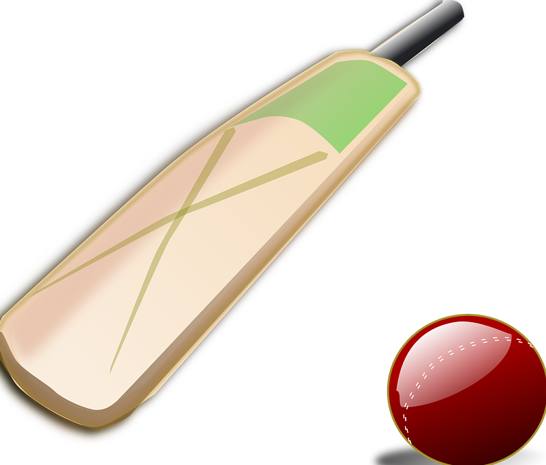 Clipart Ball Cricket Bat - Soccer Ball - Png Download (794x677), Png Download