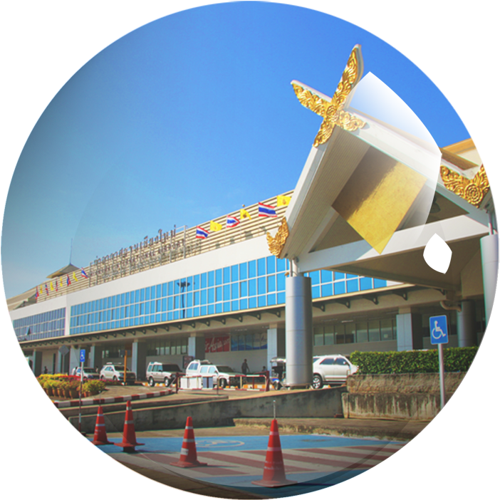 Cnx - Chiangmai International Airport Clipart (800x801), Png Download