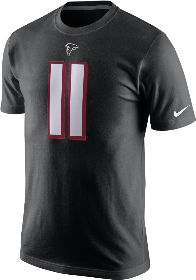 Nike Player Pride Name And Number Men's T-shirt Size - Eagles Football T Shirt Clipart (1000x1000), Png Download