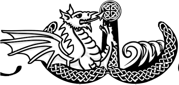 Celtic Waves - Illustration Clipart (580x580), Png Download