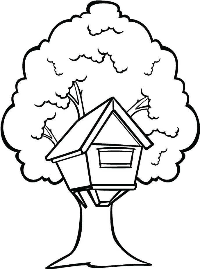 House With Trees Clipart Black And White Graphic Library - Png Download (688x926), Png Download