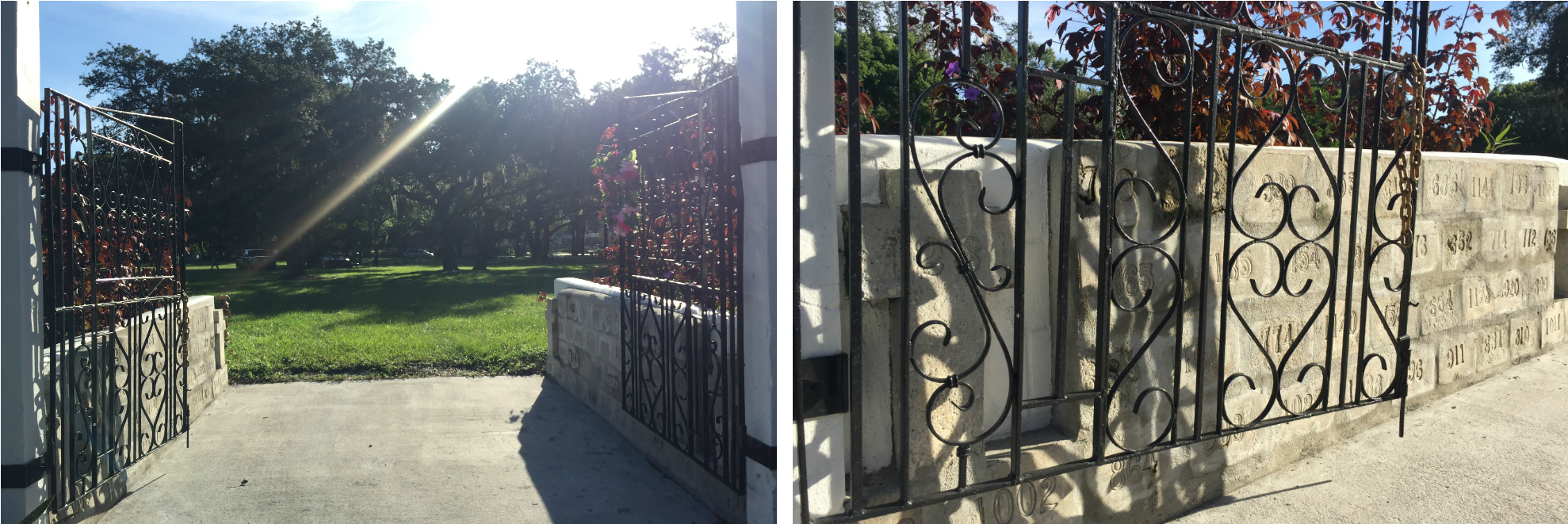 Cemeterycollage2 - Gate Clipart (2017x700), Png Download