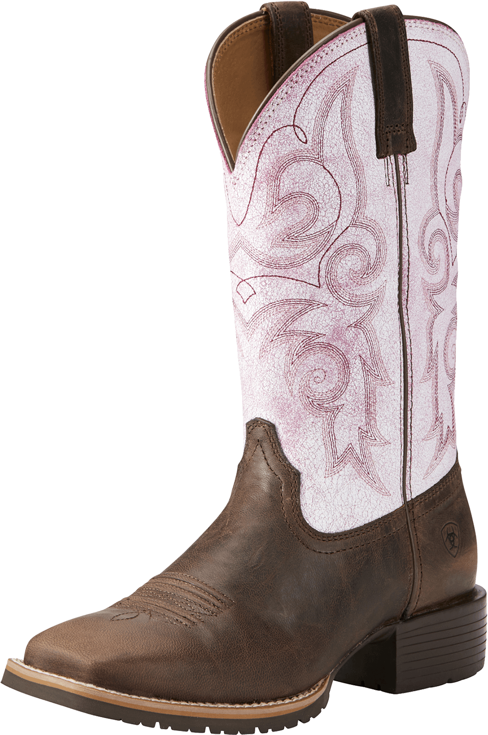 Pink Transparent Boots - Ariat Women's Hybrid Rancher Western Boots Clipart (993x1500), Png Download