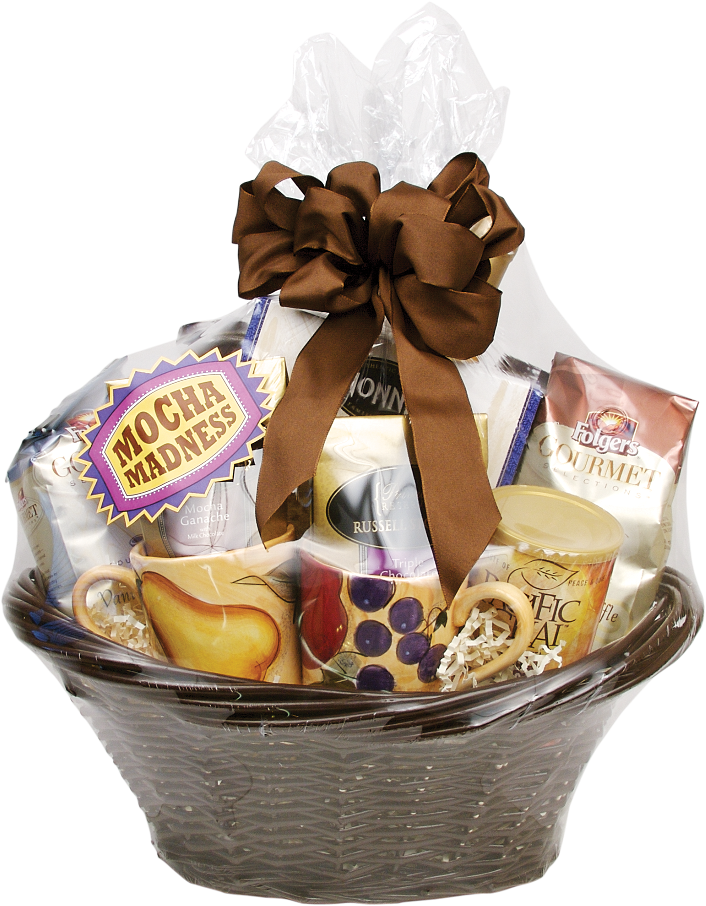 Shrink Gift Basket Bags - Gift Clipart (1832x1876), Png Download