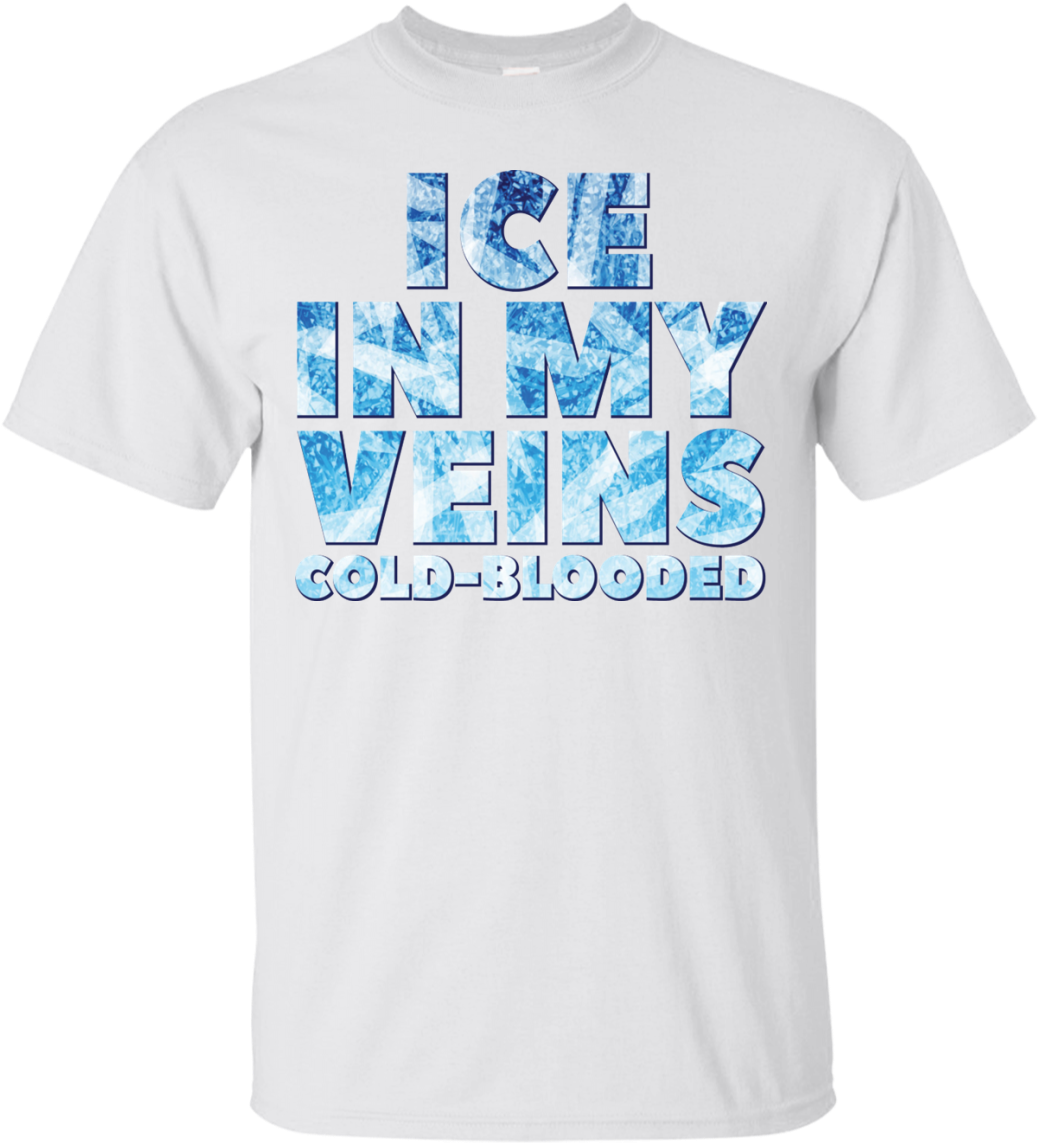 Ice In My Veins T-shirt - Cold World Brand T Shirt Clipart (1155x1155), Png Download