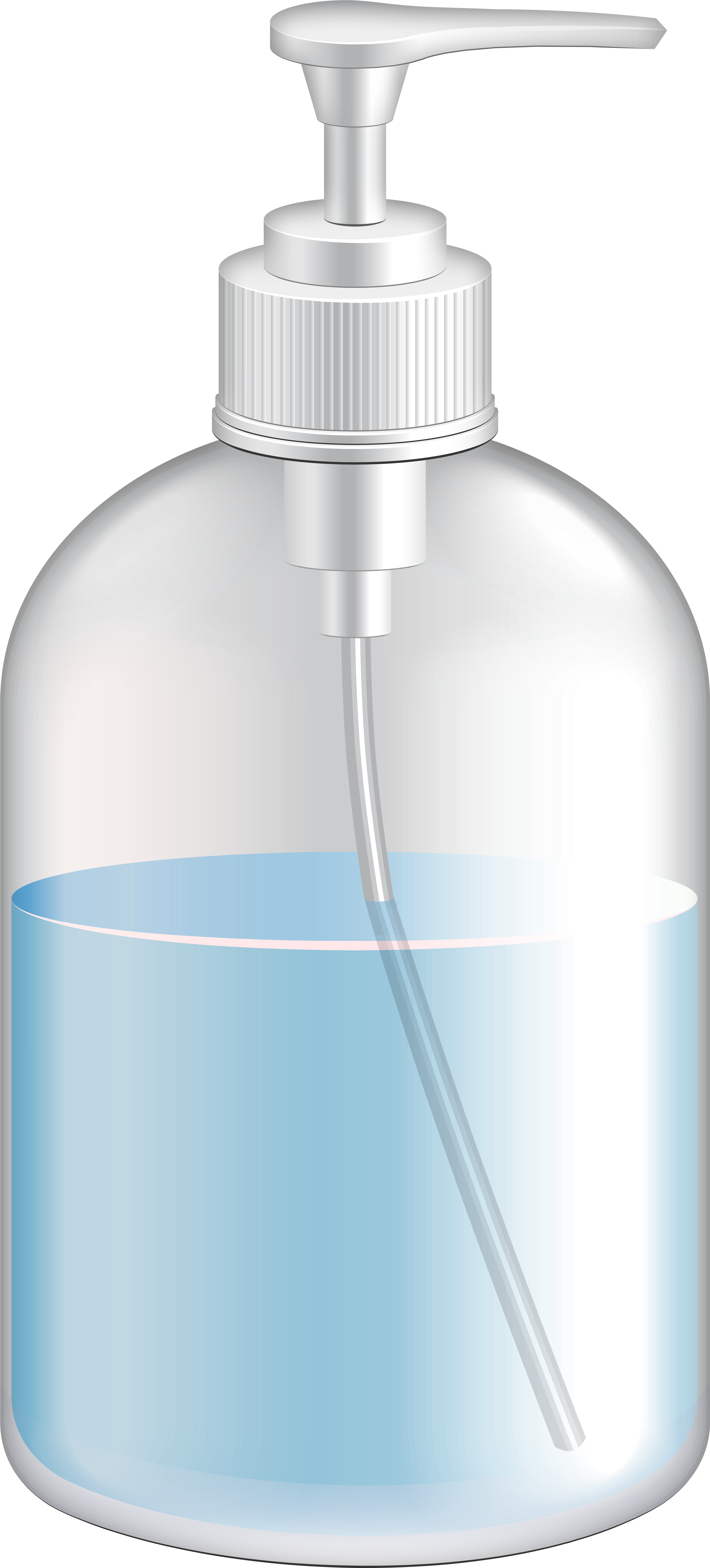 Hand Soap Bottle Transparent Image - Plastic Bottle Clipart (3692x8000), Png Download