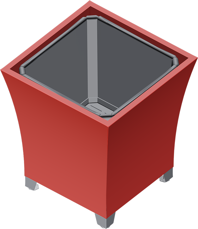 Concave Planter - Triangle Clipart (1000x1000), Png Download