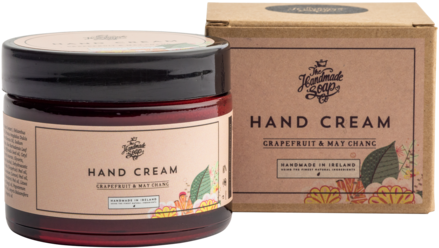 Natural Hand Cream With Grapefruit & May Chang Essential - The Handmade Soap Company Clipart (600x600), Png Download