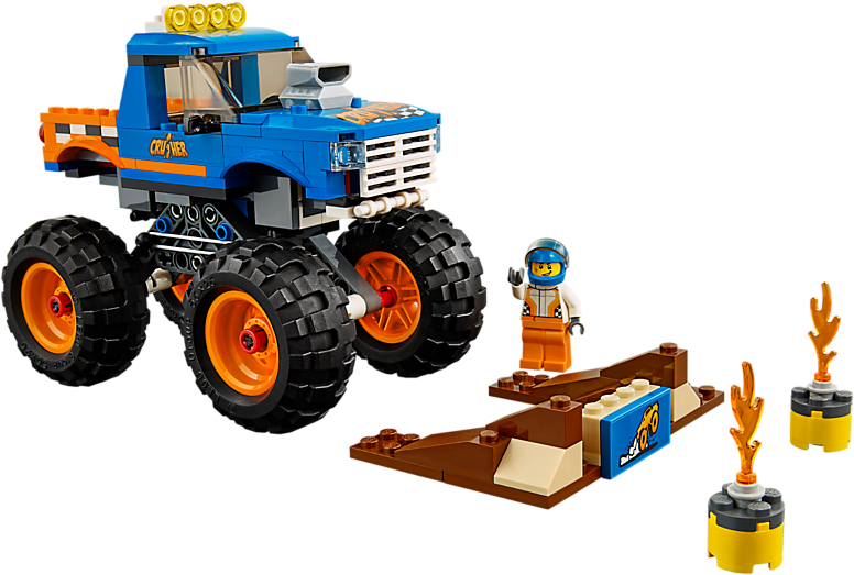 Monster Truck - Lego Monstertruck Clipart (800x600), Png Download