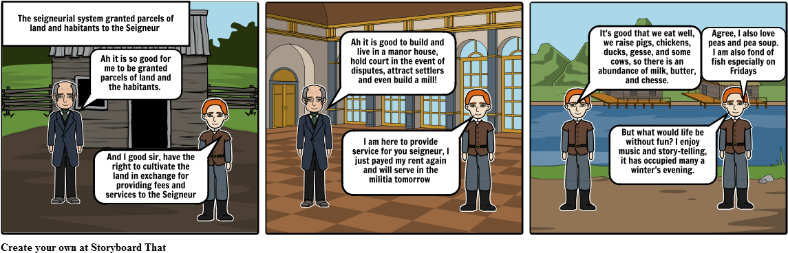 New France - Seigneury House New France Clipart (1164x385), Png Download