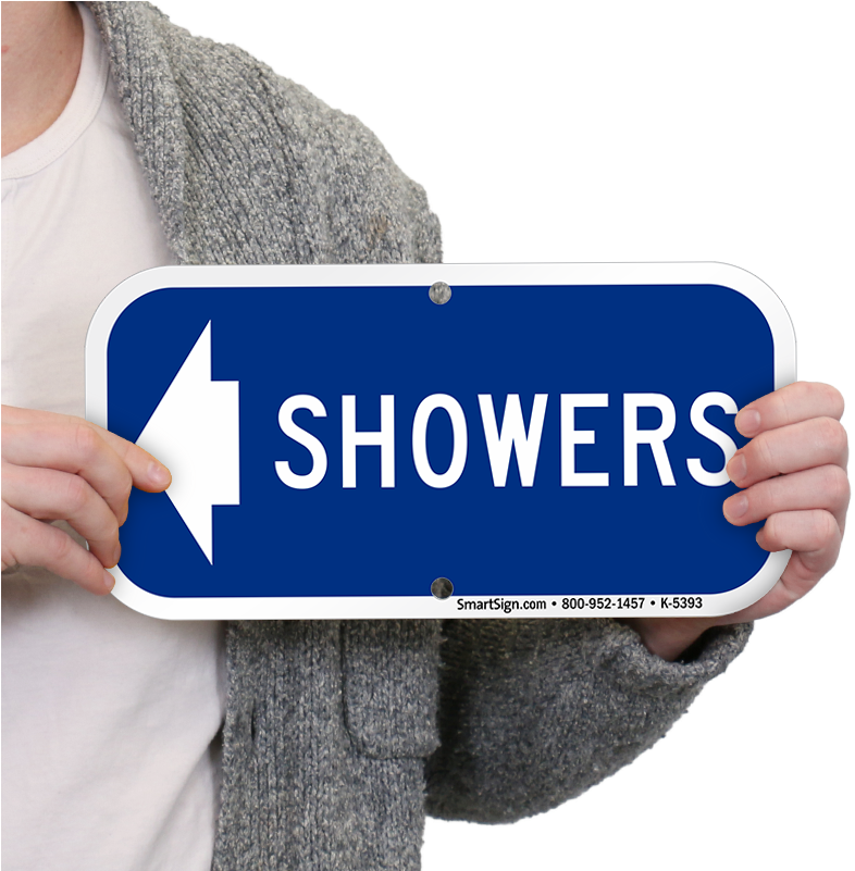 Showers Sign - Sign Clipart (800x800), Png Download