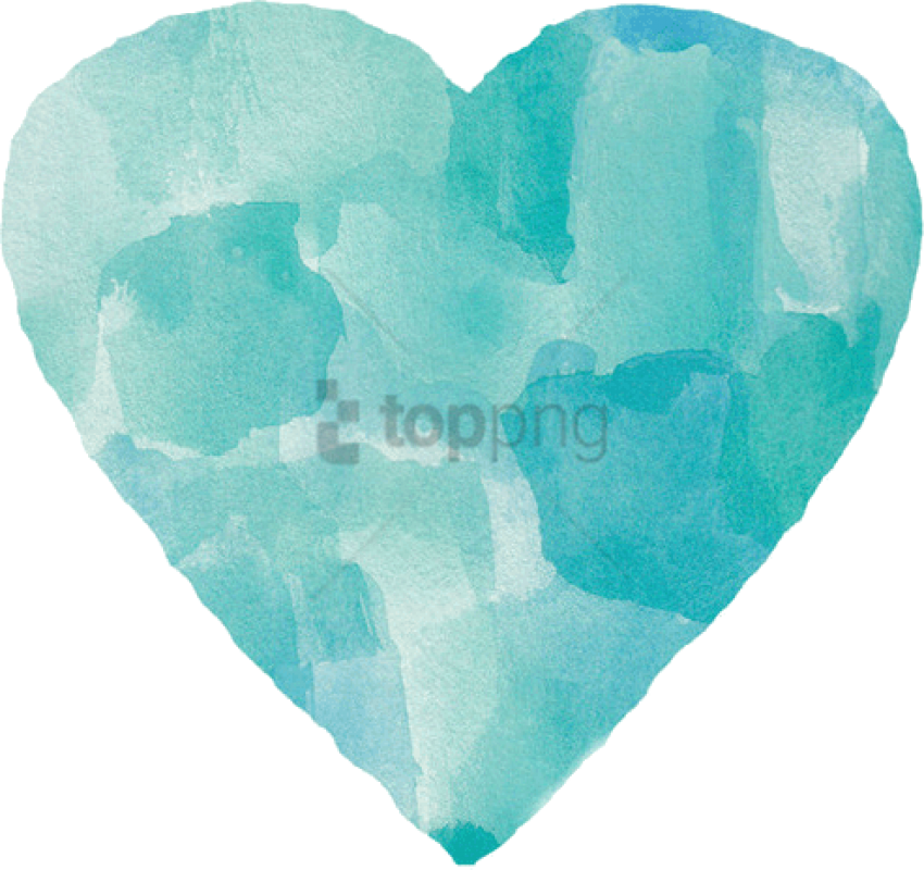 Free Png Watercolor Heart Png Image With Transparent - Watercolor Heart Clip Art (850x800), Png Download