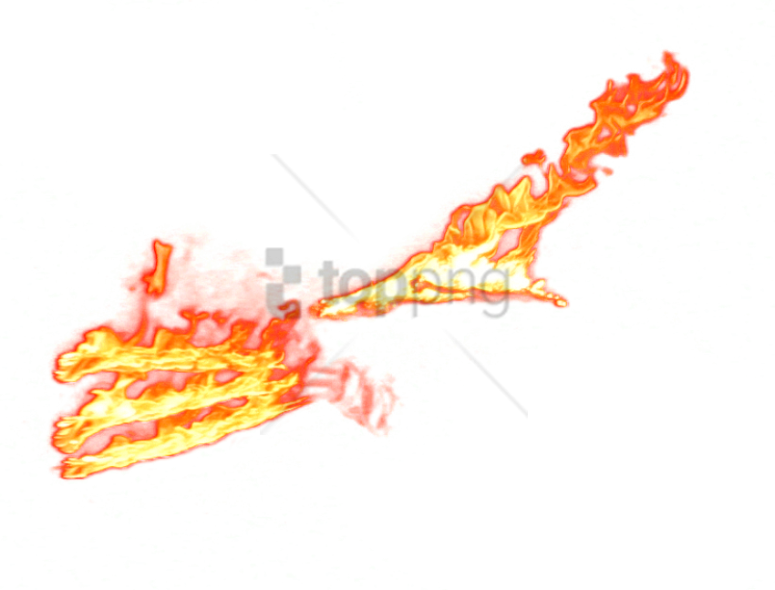 Free Png Fire Effect Photoshop Png Png Image With Transparent - Fire Slash Effect Png Clipart (850x647), Png Download