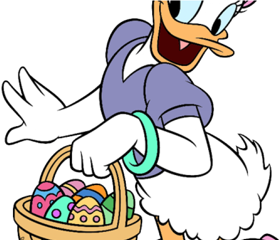 Happy Easter Donald Duck Clipart (640x480), Png Download