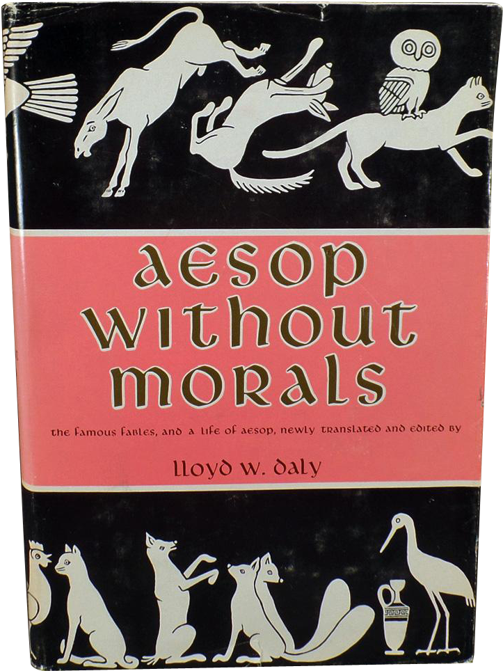 Vintage Hardbound Book Aesop Without Morals Lloyd W - Novel Clipart (963x963), Png Download