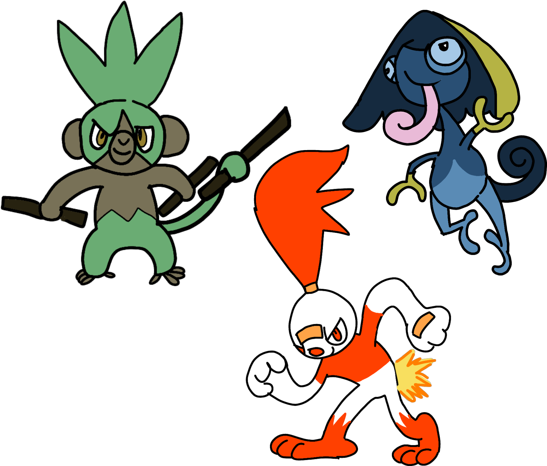 Vp Pokémon Thread Png Evolutions 4chan Grounds Eeveelution - Cartoon Clipart (1838x1565), Png Download