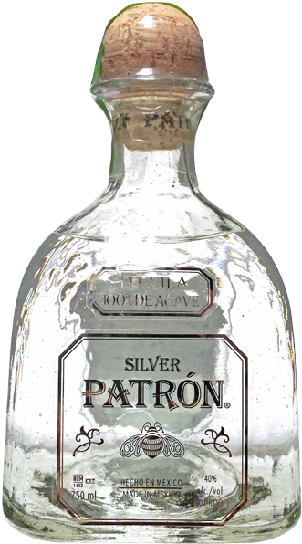 Patrón Silver - Patron Tequila Clipart (450x800), Png Download