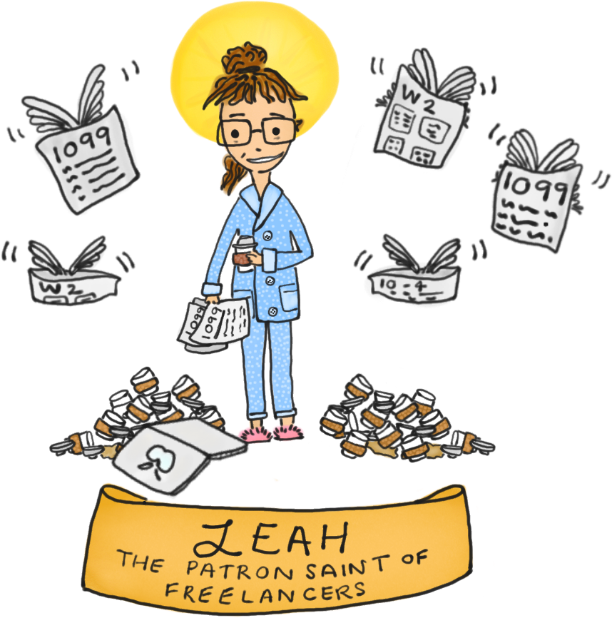 Leah's Three Miracles - Cartoon Clipart (1000x1000), Png Download