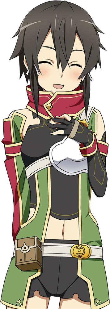 《信頼の微笑》シノン - Sinon Sao Hollow Fragment Clipart (640x1000), Png Download