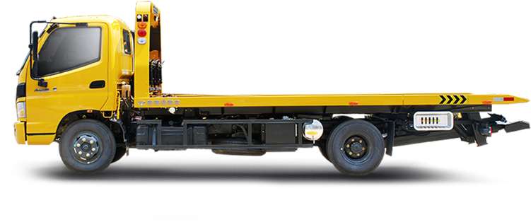 Flatbed Tow Truck Png Transparent Background - Trailer Truck Clipart (750x500), Png Download