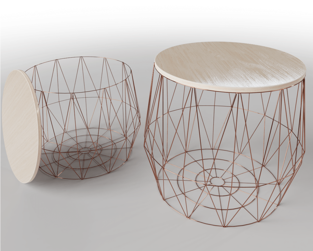 Wire Frame Coffee Table Imeshh - Coffee Table Clipart (1080x1080), Png Download