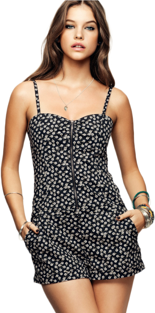 Barbara Palvin - Barbara Palvin Png Dress Clipart (875x1024), Png Download