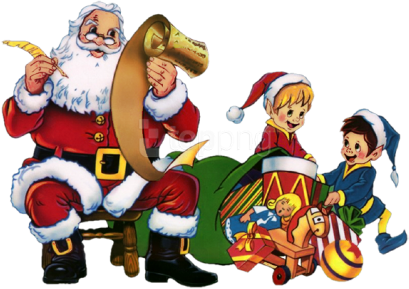 Free Png Santa Claus Png Art Png - Santa Claus Png Clipart (850x598), Png Download