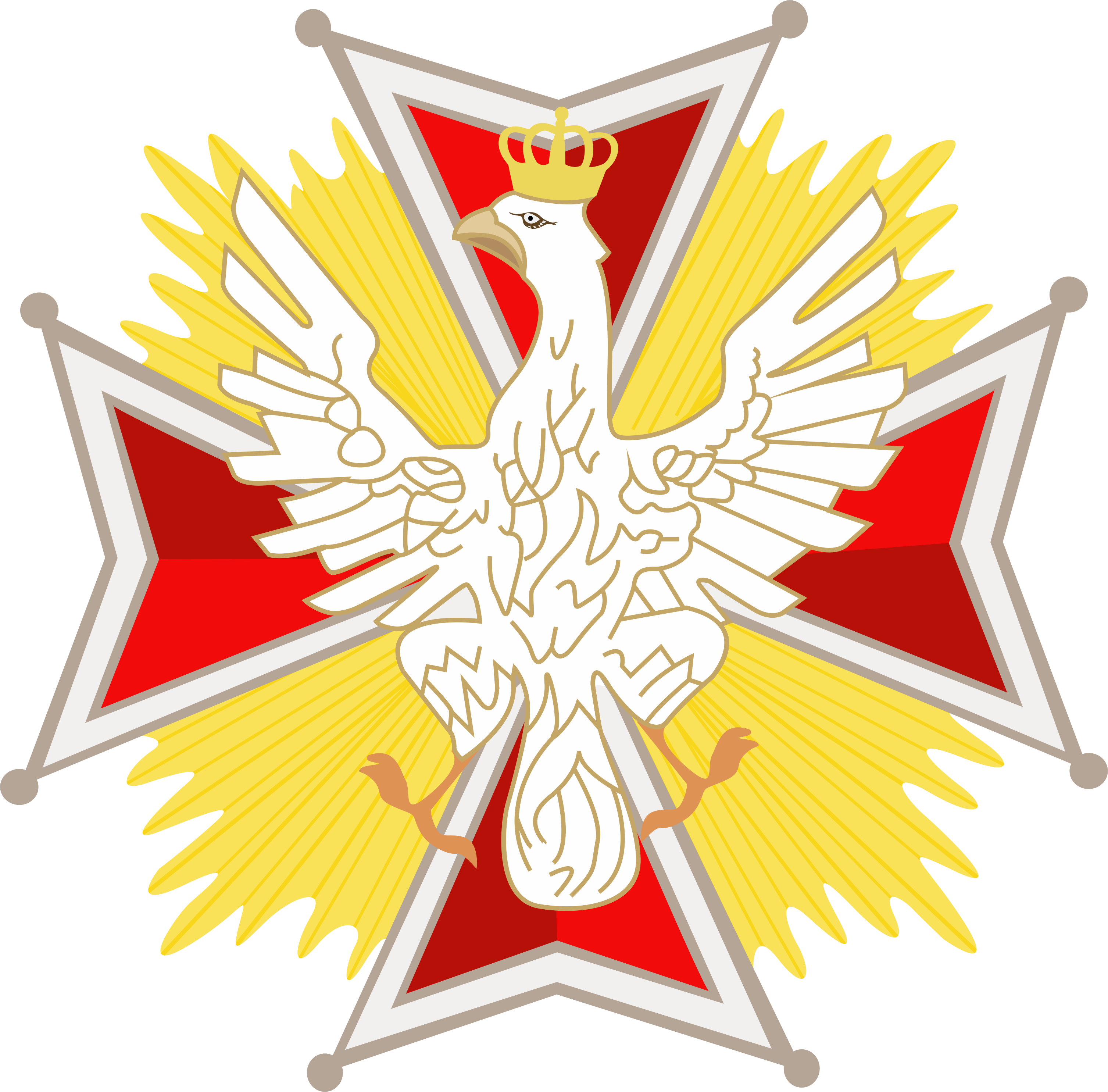 White Eagle Png - Order Of The White Eagle Png Clipart (3014x2970), Png Download