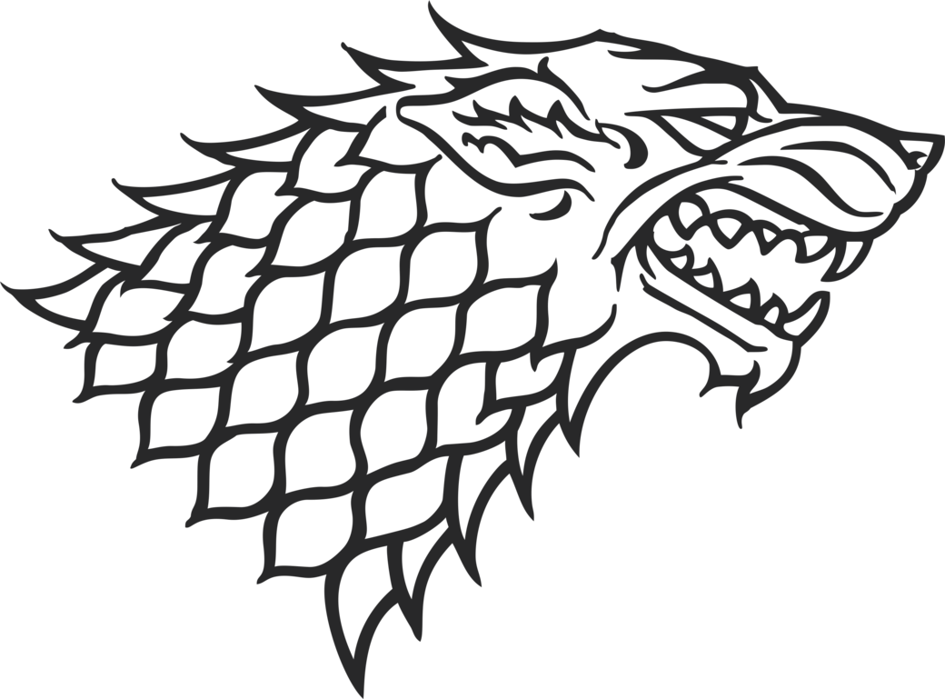 Pin By Mitten - Game Of Thrones Stark Sigil Clipart (1040x769), Png Download