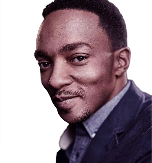 Anthony Mackie Headshot - Man Clipart (1920x540), Png Download
