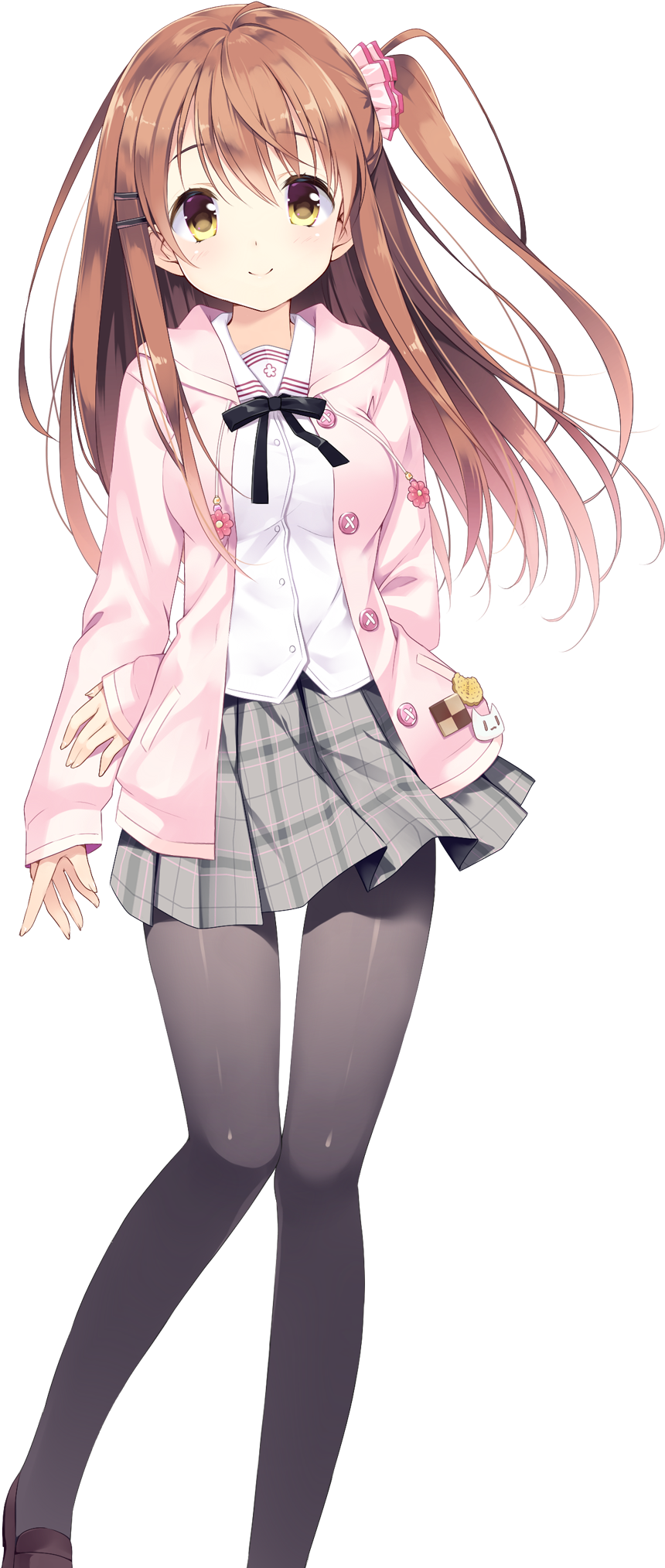 Pretty Anime Girl, Kawaii Anime Girl, Anime Girls, - Anime Girl Full Body Clipart (860x2028), Png Download