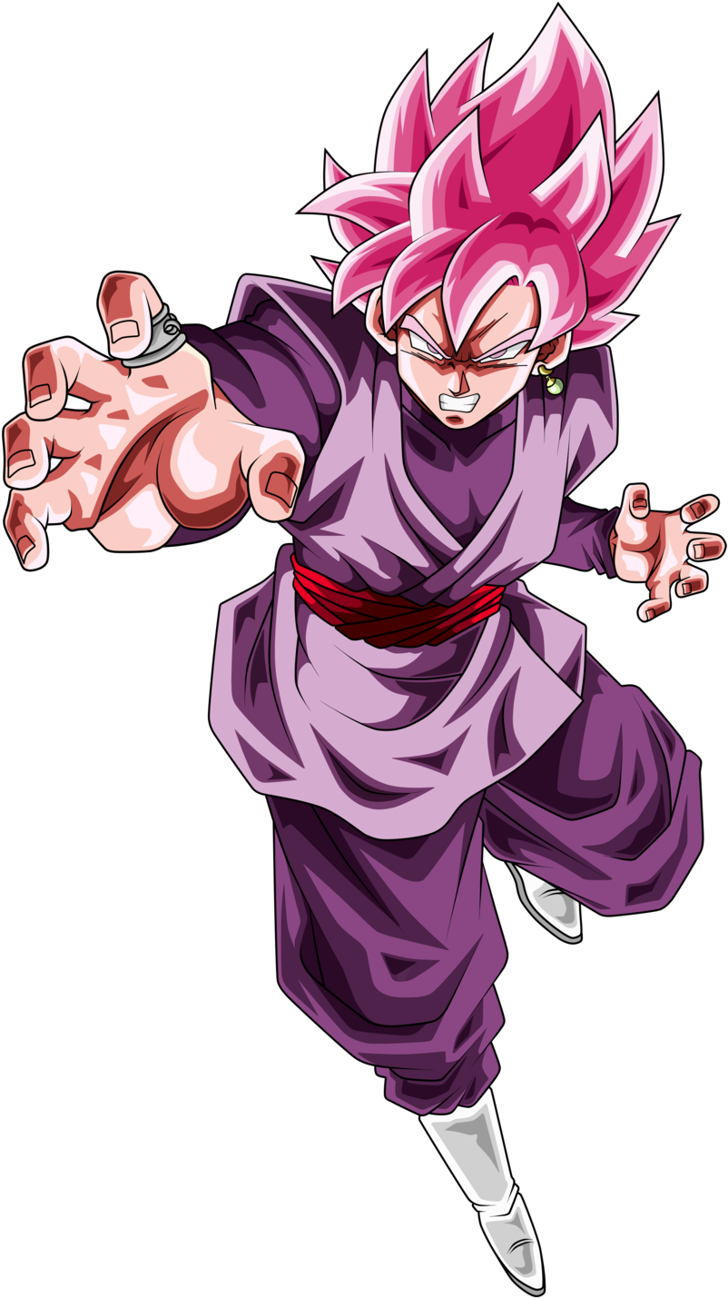 No Caption Provided - Super Saiyan Rose Gif Clipart (1024x1479), Png Download
