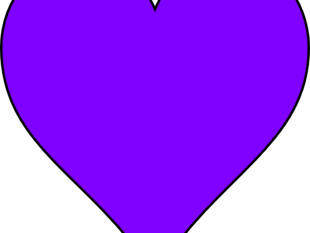 Purple Heart Cliparts - Png Download (640x480), Png Download