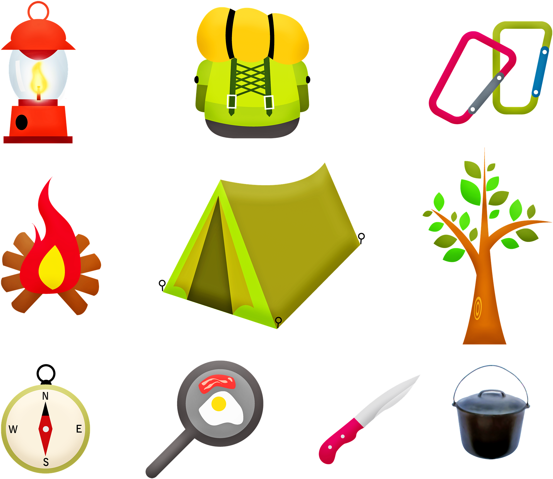 Outdoor Equipment Reviews - Camping Clipart (1920x1659), Png Download