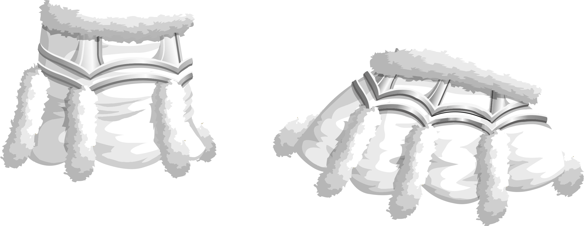 This Free Icons Png Design Of Avatar Wardrobe Skirt - Illustration Clipart (2400x931), Png Download