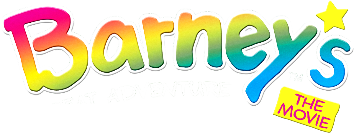 17 Jul - Barney's Great Adventure Logo Clipart (1200x452), Png Download