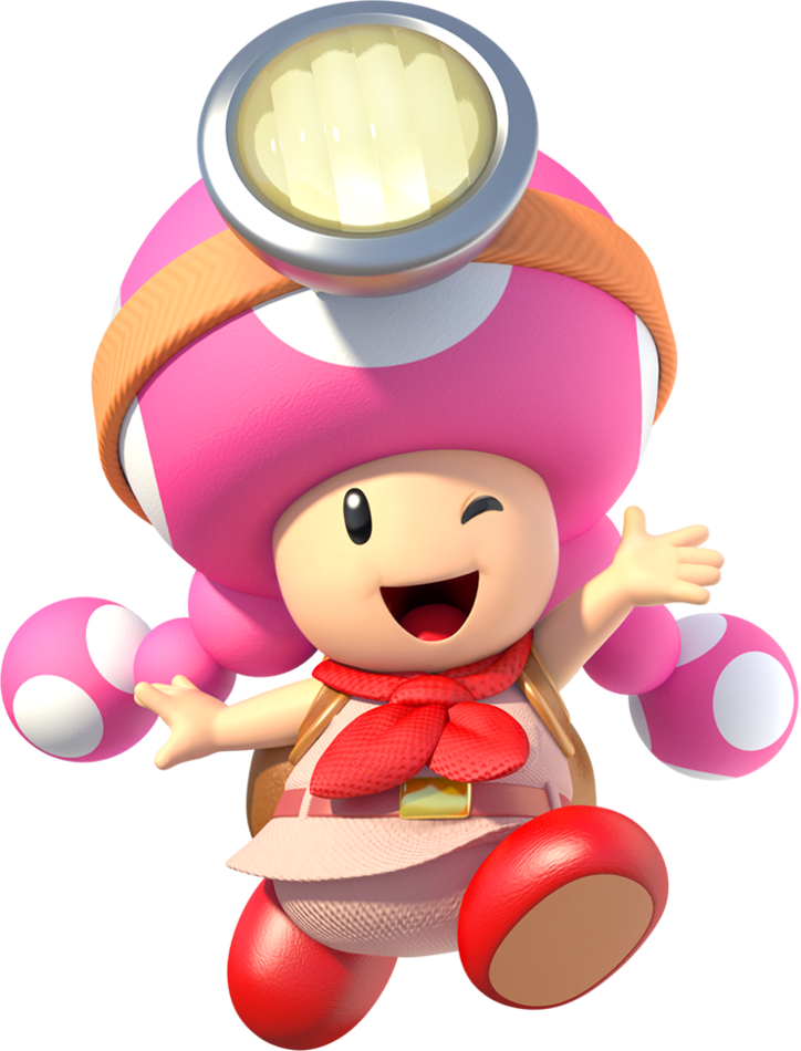 Super Mario Toadette Clipart (724x950), Png Download