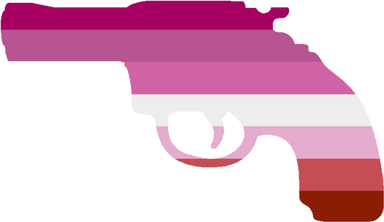 Lesbiangun Discord Emoji - Trigger Clipart (840x519), Png Download