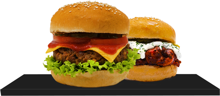 Nashville Chicken Burger - Bk Burger Shots Clipart (758x455), Png Download